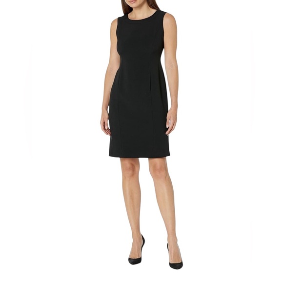 Kasper Black Sleeveless Sheath Dress Women’s Size 4P NWT - Picture 1 of 13